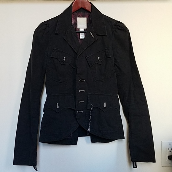 black canvas jacket women's